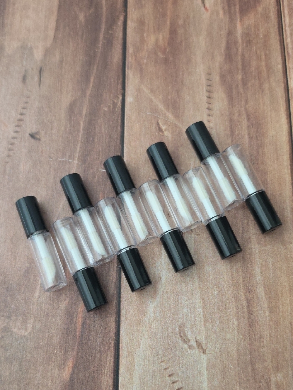 Set of 10 Clear Plastic Lipstick Samplers